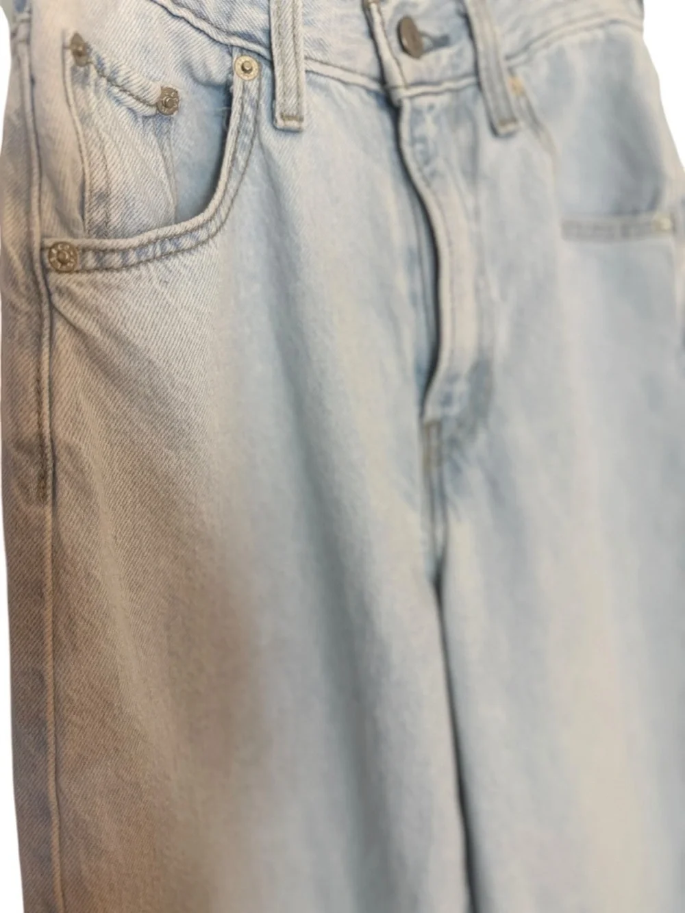 Levi’s Cinch Baggy Jeans W23 L31 Light Wash High Rise Wide Leg